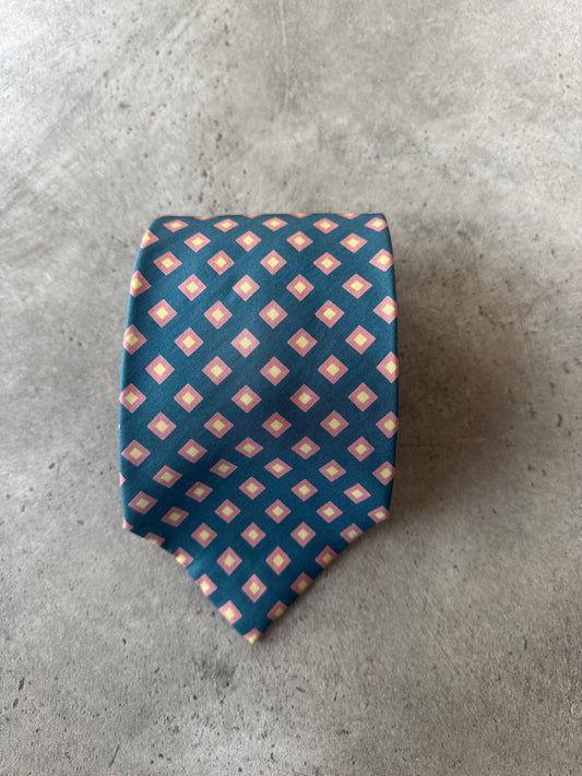 Corbata vintage rombos